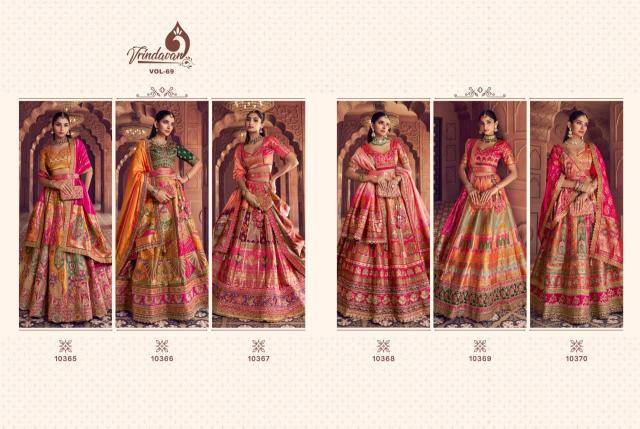 Royal Vrindavan Vol 69 Bollywood style lehenga choli wholesale